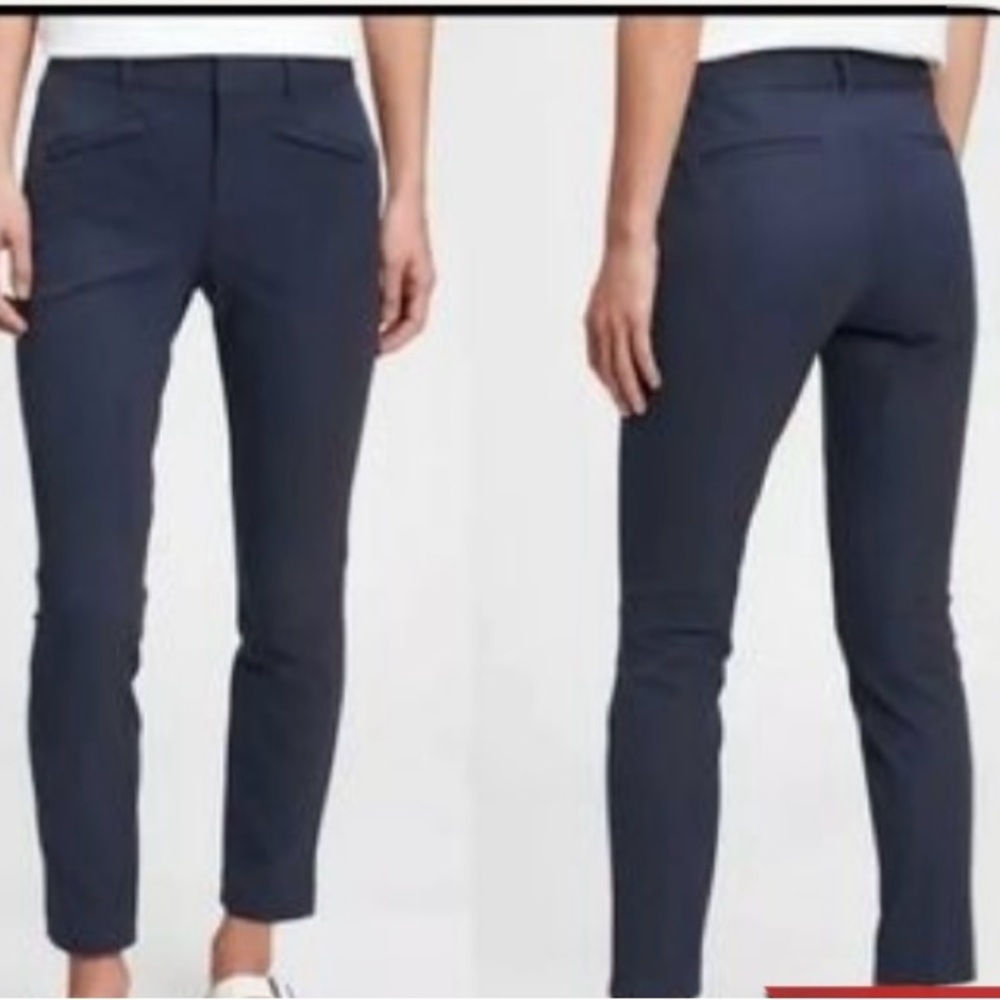 GAP Navy Curvy Skinny Ankle Dress Work Pants